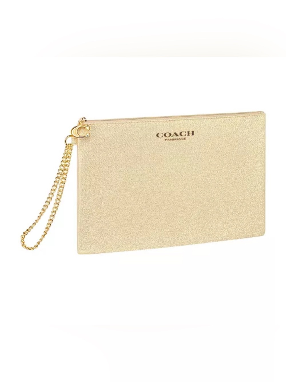 Coach toiletry cosmetic bag pouch + FREE GIFT 15ml Gold parfum mini